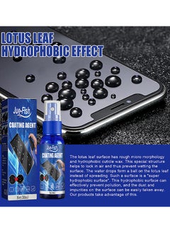 JUE-FISH Coating Agent For Phone, Screen Cleaner Spray And Microfiber Cloth, TV, Laptop And Computer Screen Cleaner, Great For Phone, Camera Lenses, Ipad, iPhone, MacBook Screen Cleaner, Streak And Odor Free  - Image 3