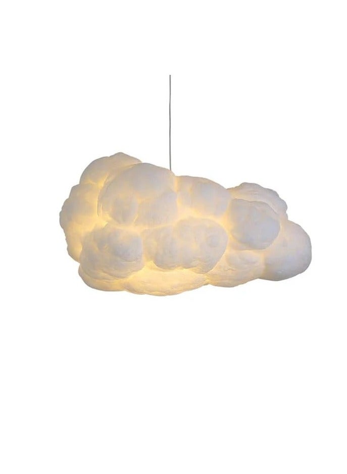 FAMI LIGHTS Campus of Interiors Modern Ceiling Hanging Light Creative Cloud Shaped | Floating Cloud Hanging Ceiling Pendant Lights Cotton Chandeliers for Living Rooms Restaurant Bar Kindergarten size 50 cm - Image 1