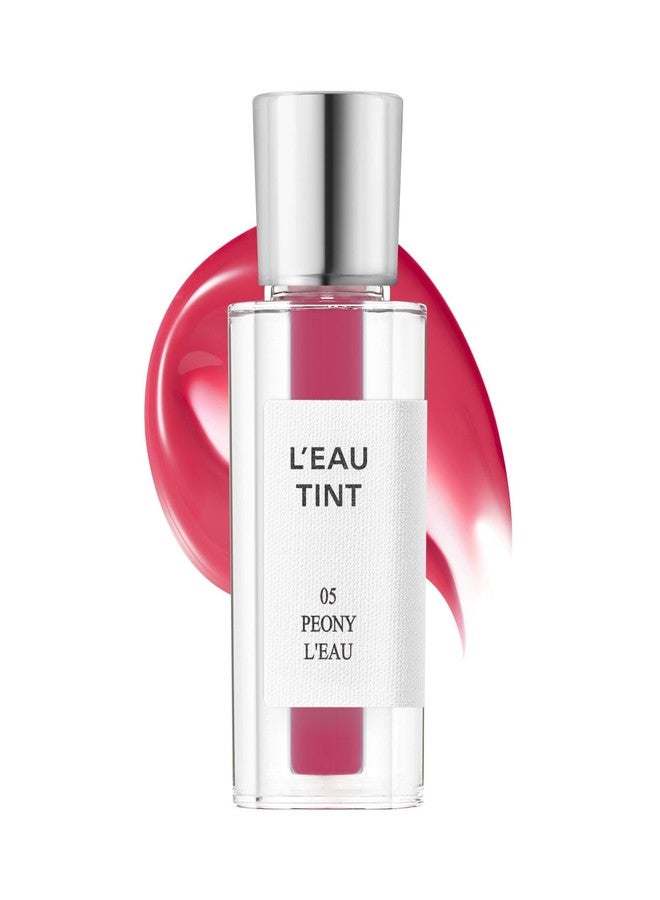 بي بي اي بي بي اي ايه BBIA L'EAU Tint – صبغة شفاه لامعة ومتألقة، صبغة شفاه مائية، غير لزجة، ذات لمعان عالٍ، تدوم طويلاً، مرطبة، خفيفة الوزن، طبيعية، للاستخدام اليومي، مكياج كوري نباتي (05 PEONY L'EAU - MINI) - Image 1