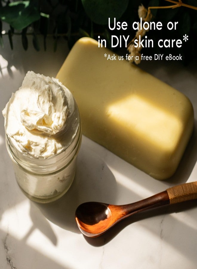 Better Shea Butter Raw Shea Butter - 100% Pure African Unrefined Shea Butter for Hair | Skin Moisturizer for Face and Body | Use for Soap Base, DIY Whipped Lotion, Lip Balm - 8 oz Block - Image 5