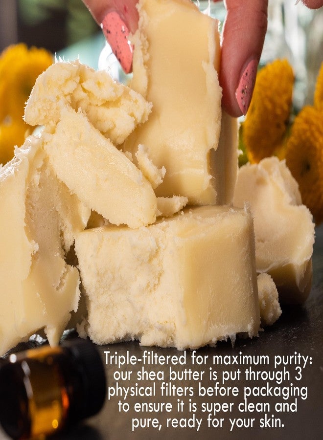 Better Shea Butter Raw Shea Butter - 100% Pure African Unrefined Shea Butter for Hair | Skin Moisturizer for Face and Body | Use for Soap Base, DIY Whipped Lotion, Lip Balm - 8 oz Block - Image 2