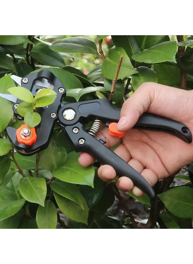 Ergonomic 2 In 1 Garden Grafting Pruning Tool Kit Storage Case Package With Stainless Steel Blade Saw Scissors - Image 5