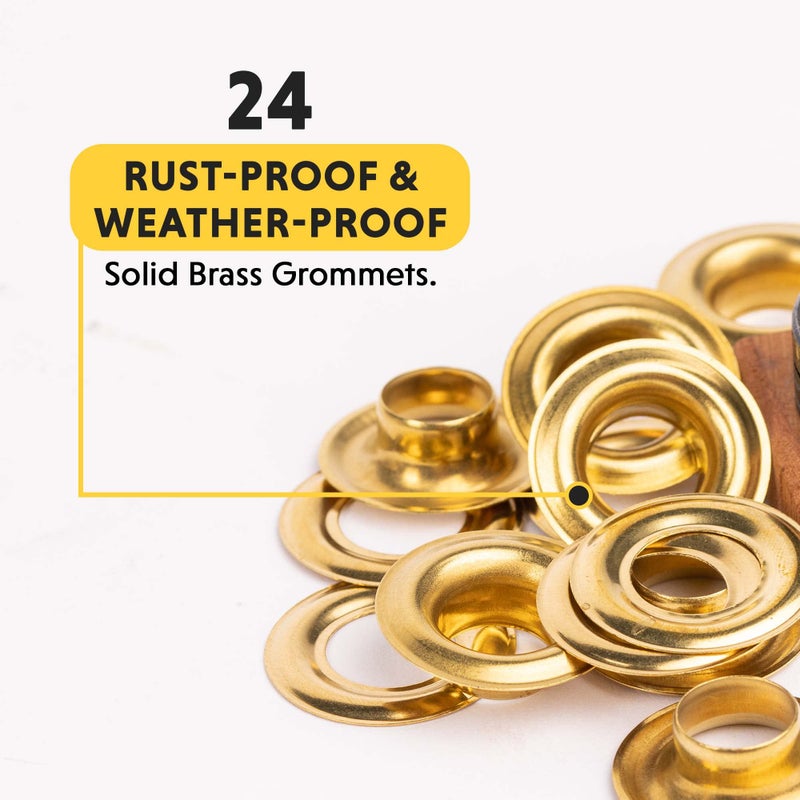 General Tools 1261-4 1/2-Inch Grommet Refill, 24 Sets - Image 3