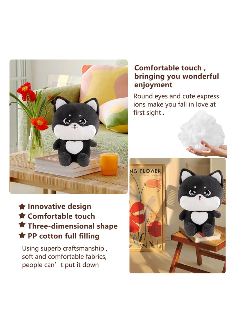 SYOSI Black Cat Plush, Lovely Cat Stuffed Animal Cat Plushie Pillow for Hugging Plush Squishy Pillow Toy for Kids (9.8")  - Image 3