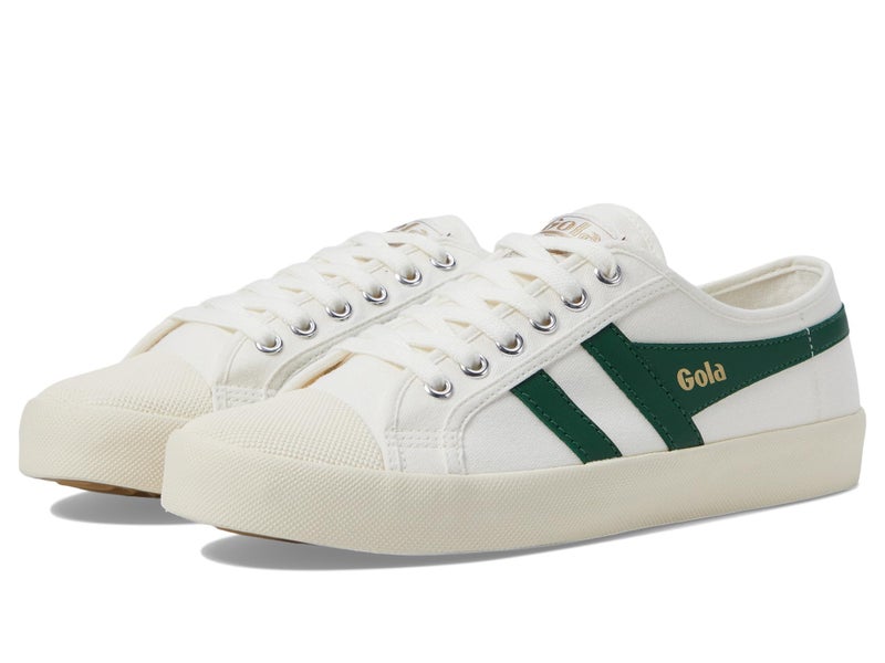 Gola Womens Coaster Off-White/Green 9 B - Medium - Image 1