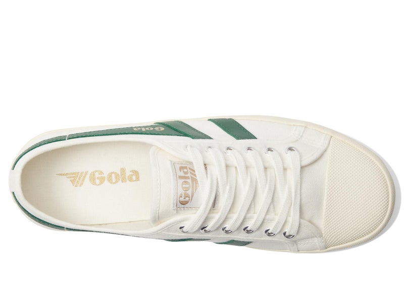 Gola Womens Coaster Off-White/Green 9 B - Medium - Image 2