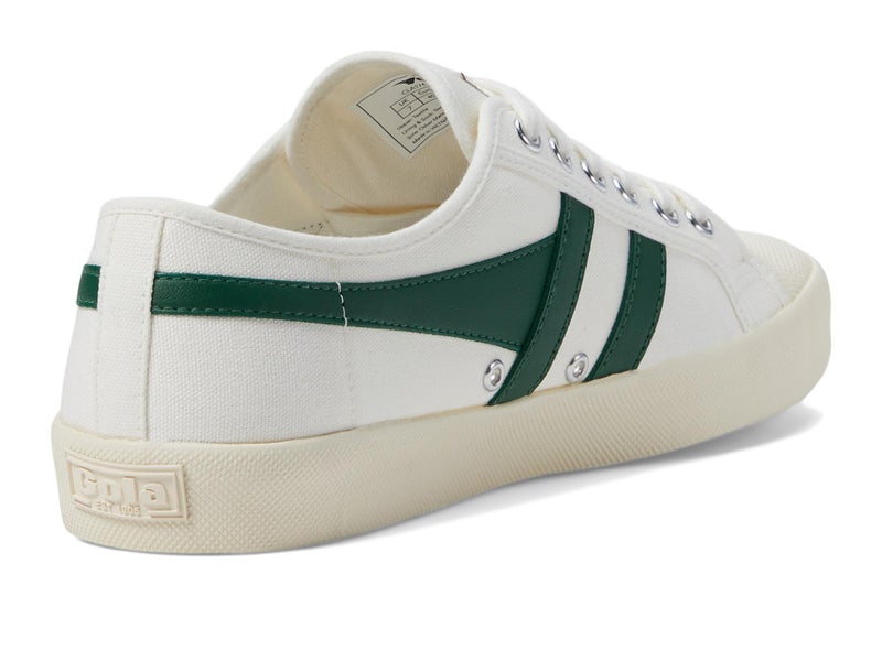 Gola Womens Coaster Off-White/Green 9 B - Medium - Image 5