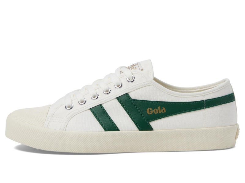 Gola Womens Coaster Off-White/Green 9 B - Medium - Image 4