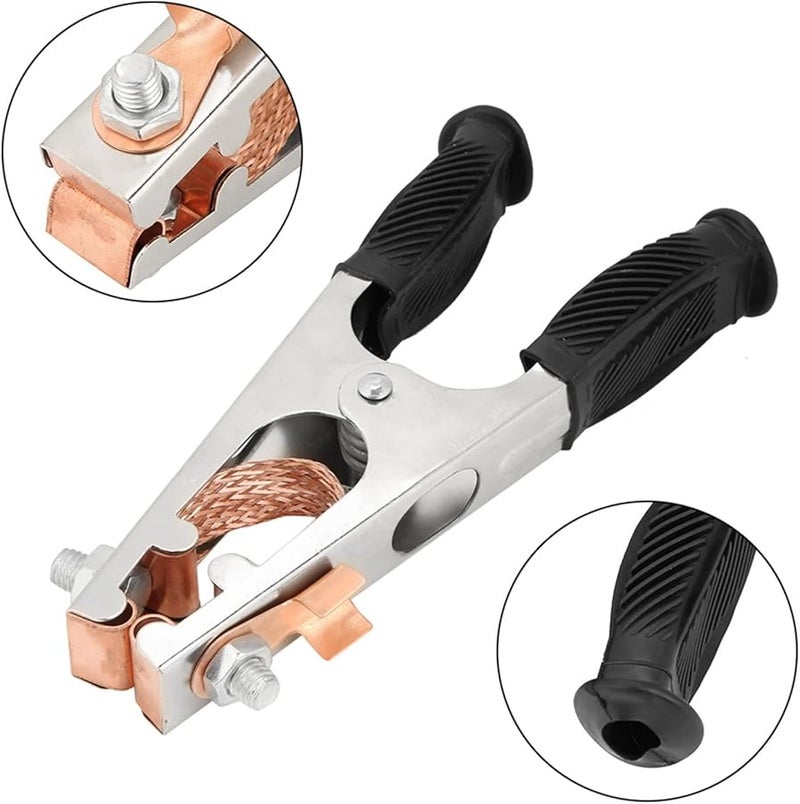 مشبك أرضي للحام 500 أمبير، مصنوع من النحاس المطلي عالي التوصيل، طراز أمريكي للحام اليدوي - Image 5