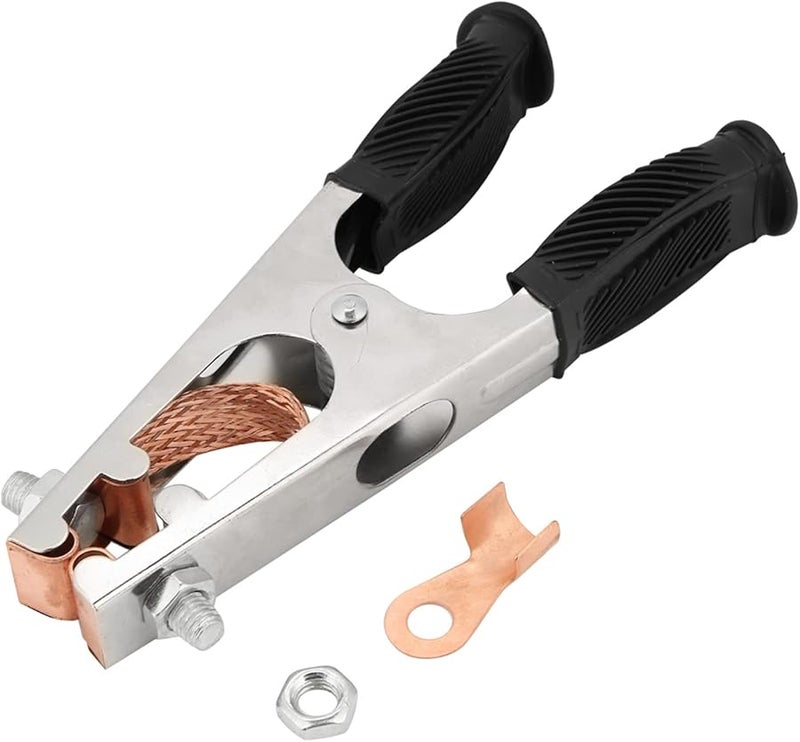 مشبك أرضي للحام 500 أمبير، مصنوع من النحاس المطلي عالي التوصيل، طراز أمريكي للحام اليدوي - Image 1