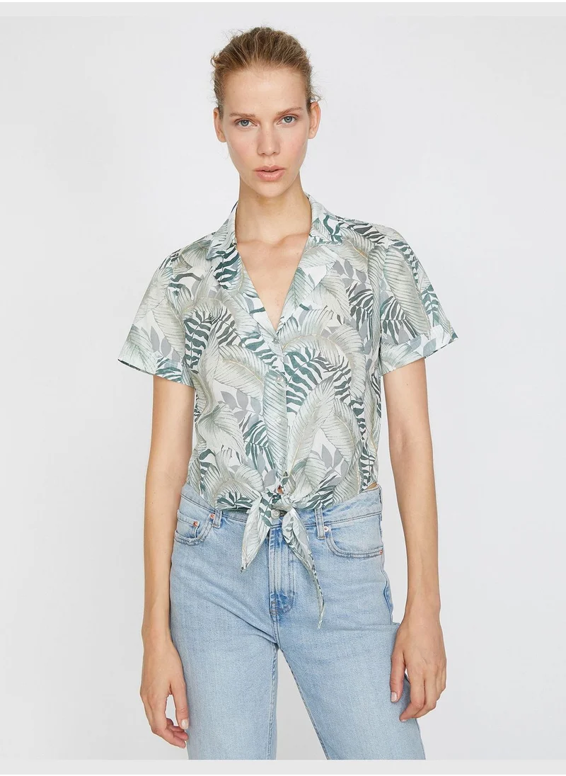 كوتون Patterned Shirt