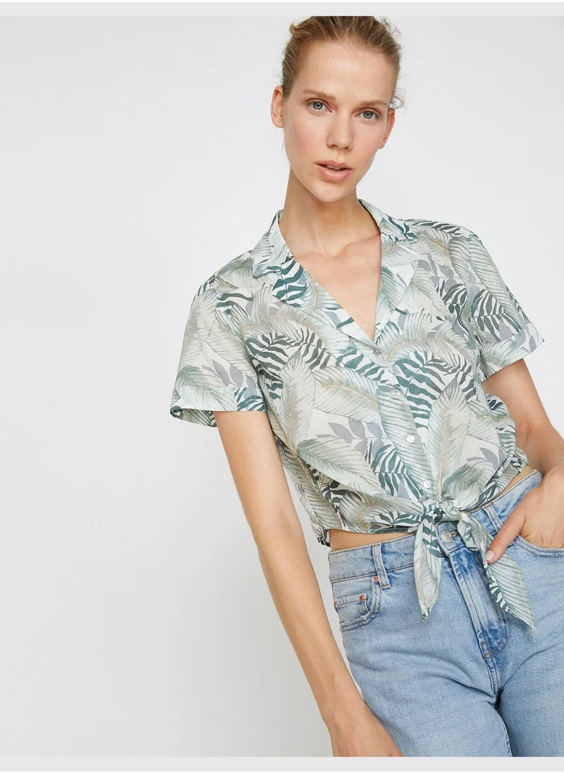 كوتون Patterned Shirt