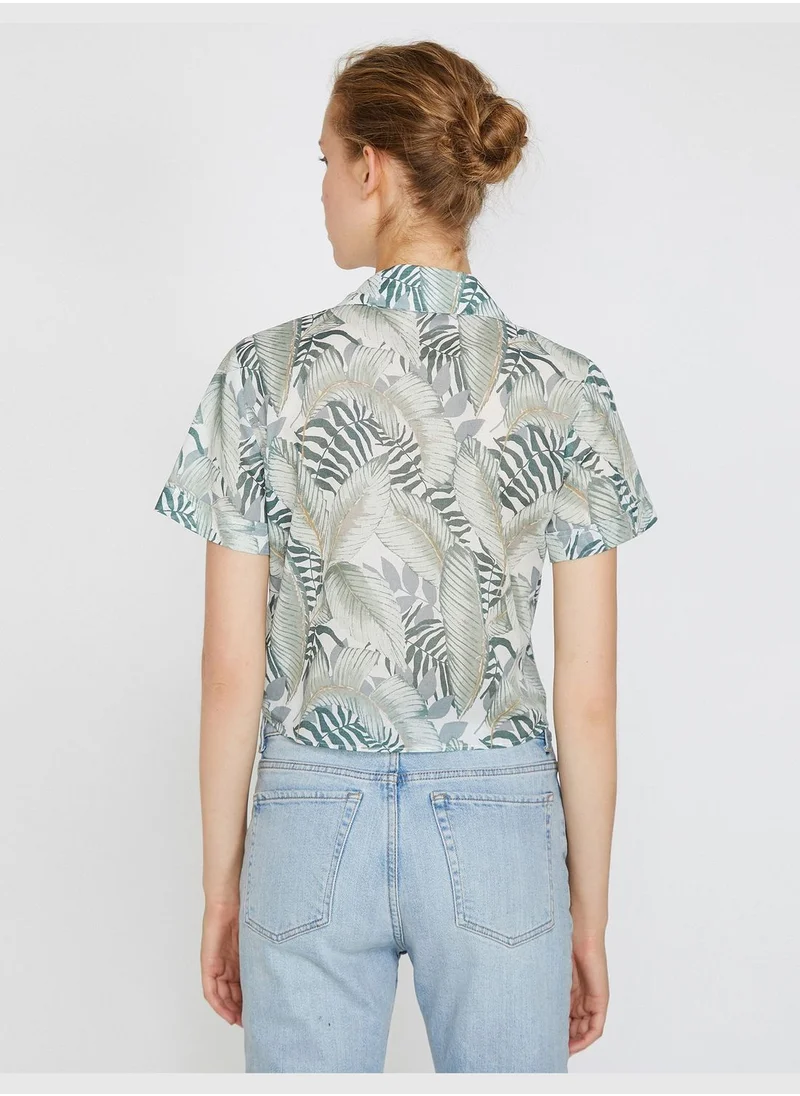 كوتون Patterned Shirt