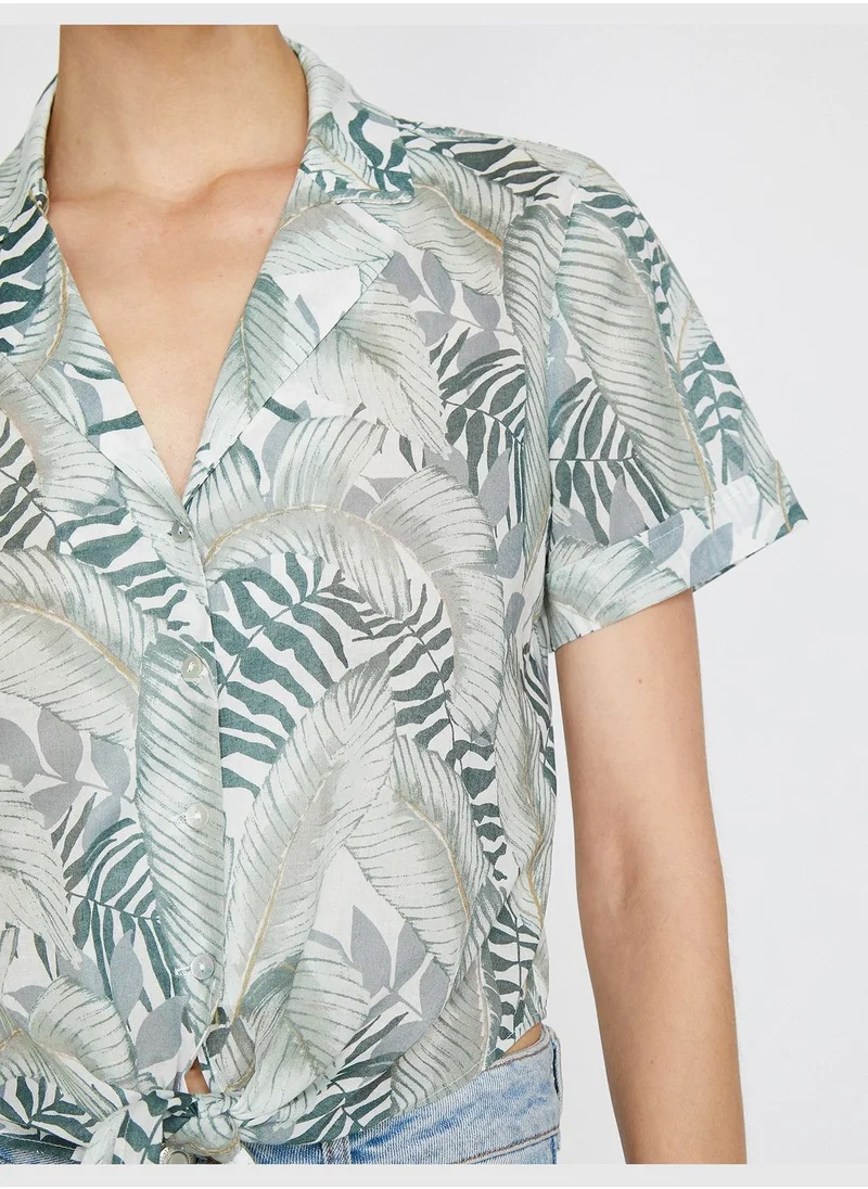 كوتون Patterned Shirt