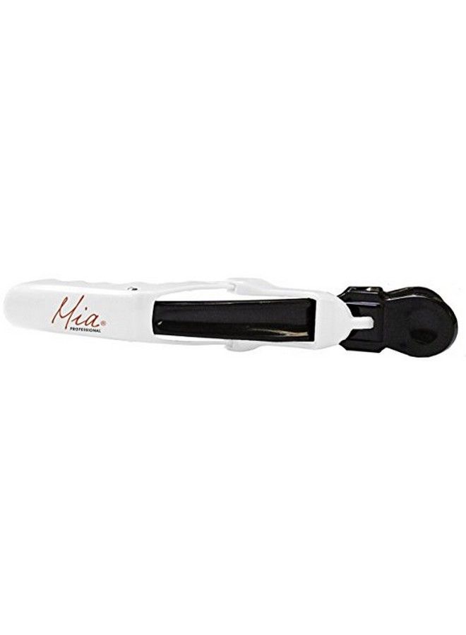 Mia Super Clamps Professional SeriesHair Sectioning Clamps For Drying Styling Make Up ApplicationBlack & White Color (4 pcs) - Image 5