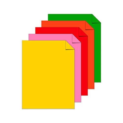 Astrobrights Mega Collection, Colored Cardstock, "Retro" 5-Color Assortment, 320 Sheets, 65 lb/176 gsm, 8.5" x 11" (91688) - Image 4