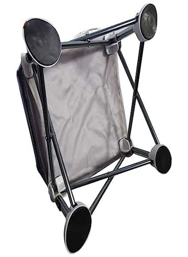 VBM Baby Chair Booster Seat Portable Baby Seat Children's Chair Compact Folding Booster High Chair with Straps for Indoor and Outdoor Use Ideal for Camping Beach Lawn (baby chair folding with Tray for Baby) - Image 2