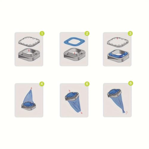 AIMIDODO 9 Pack Cat Litter Refills Compatible Bag Compatible with Your Genie Litter Refill（Included One Refill Cartridge） - Image 3