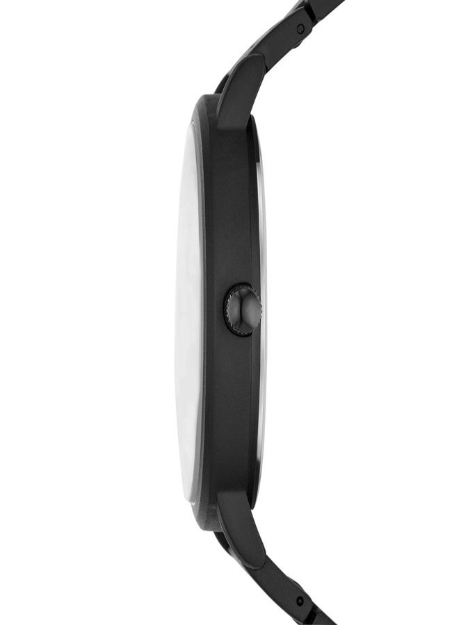 Skechers Men's Ardmore Quartz Three-Hand Watch, Color: Black (Model: SR5143), Ardmore Blackout, Men's Analog - Image 2