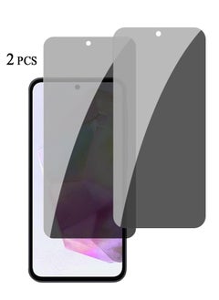 SNBFA Privacy Screen protector compatible with Samsung Galaxy A35 Screen Protector Tempered Glass [Anti-Glare][HD Full Coverage][Easy Installation][Scratch Resistant]  - Image 1