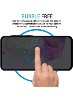SNBFA Privacy Screen protector compatible with Samsung Galaxy A35 Screen Protector Tempered Glass [Anti-Glare][HD Full Coverage][Easy Installation][Scratch Resistant]  - Image 3