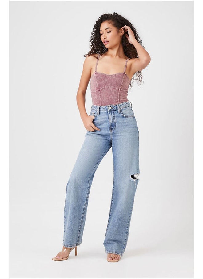 FOREVER 21 - Bodysuit Knit Top - Image 1