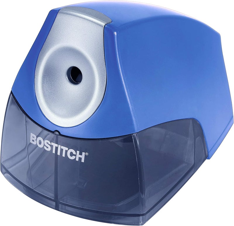 Bostitch Office Personal Electric Pencil Sharpener, Powerful Stall-Free Motor, High Capacity Shavings Tray, 7yr Warranty, Navy Blue (EPS4-KTBLUE) - Image 1