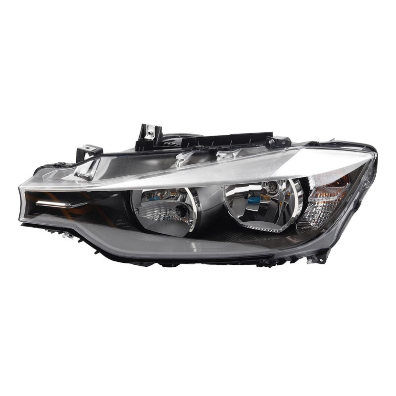 Dasbecan Halogen Headlight Compatible With BMW 320i 328i 335i 328i xDrive  328d 328d xDrive 20122015 Right Passenger Side Trim Headlamp Assembly Replaces 63117338710 BM2503169
