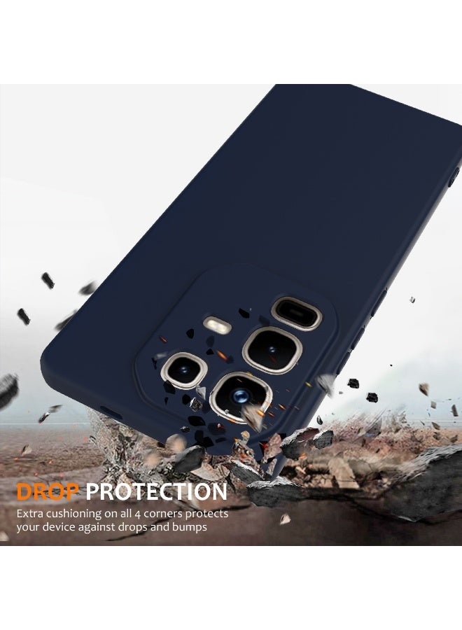 general Magnetic Case Compatible with Infinix Note 50 Pro+ 5G, Thin Slim Liquid Silicone Soft Rubber TPU Shell Cover with Wrist Band and Wireless Charging, Anti Shock and Anti Fall Cover - Image 2