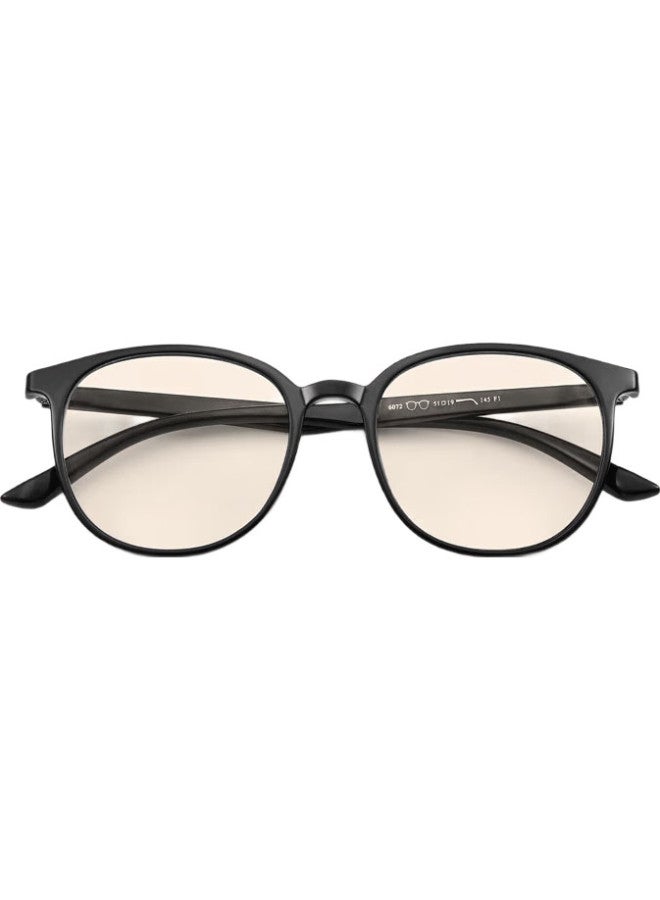 Bertha Anti-Blue Light And Anti-Radiation Black Melanin Glasses For Women Imported From The United States, Uv Protection For Viewing Phones And Computers, Plain Glasses For Postoperative Use - Image 2