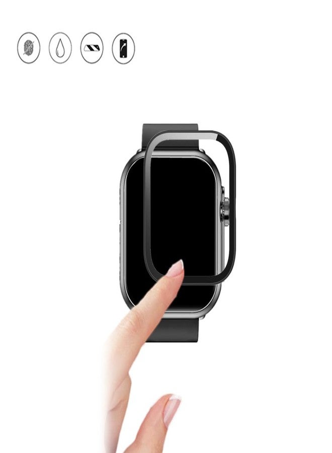 MIHENCE Screen Protector Compatible for Jacoosa K62 Smartwatch, 3D Full Screen Coverage PMMA Protective Film for K62 1.85'' Smart Watch (3 PCS) - Image 4