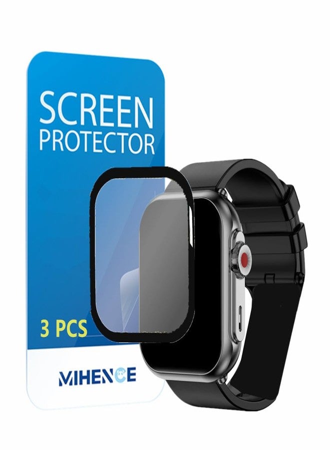 MIHENCE Screen Protector Compatible for Jacoosa K62 Smartwatch, 3D Full Screen Coverage PMMA Protective Film for K62 1.85'' Smart Watch (3 PCS) - Image 1