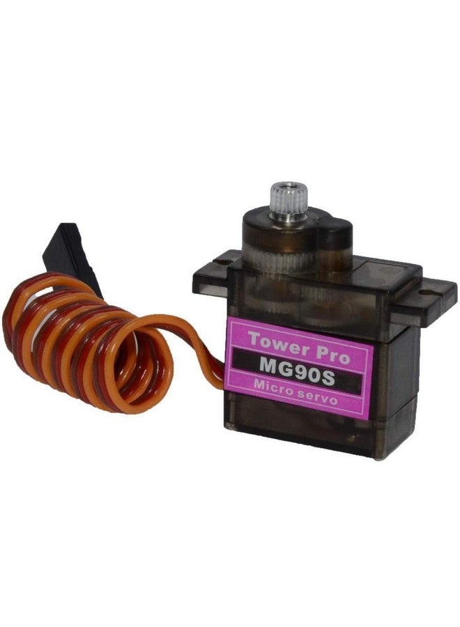 Robocraze MG90S Servo Motor | Metal Gear Micro Tower Pro Motor | Digital Servo Motor For DIY Dornes, Quadcopters, RC Planes - Image 1
