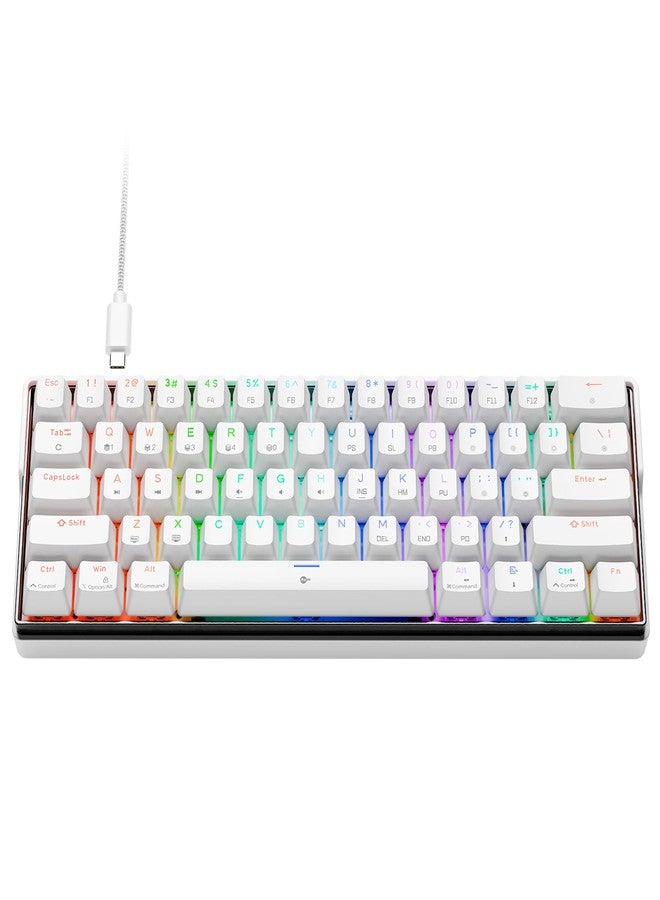 KEMOVE K61SE Gaming Mechanical Keyboard 60 Percent, Wired RGB Backlit N-Key Rollover Compact Mini 61 Keys Keyboard for PC Laptop, Red Switch - Image 1