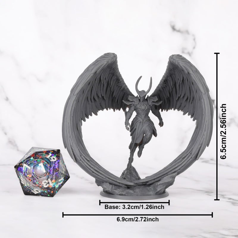 AUSPDICE Angel Fighter DND Miniatures for RPG Enthusiasts, 3D Printed War Gaming Plastic Figurine as Ideal Gift-S11 - Image 5