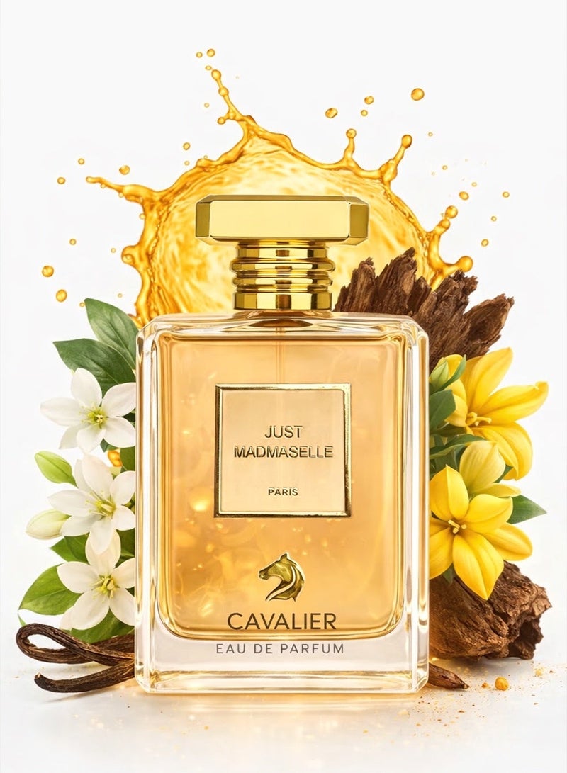 كافاليير بيرفيوم عطر نسائي فاخر من كافاليير جست مادمازيل أو دو بارفان 100 مل | عطر نسائي يدوم طويلاً برائحة منعشة وزهرية ناعمة وحلوة. - Image 1