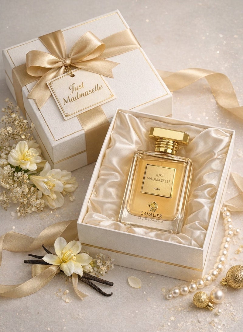 كافاليير بيرفيوم عطر نسائي فاخر من كافاليير جست مادمازيل أو دو بارفان 100 مل | عطر نسائي يدوم طويلاً برائحة منعشة وزهرية ناعمة وحلوة. - Image 4