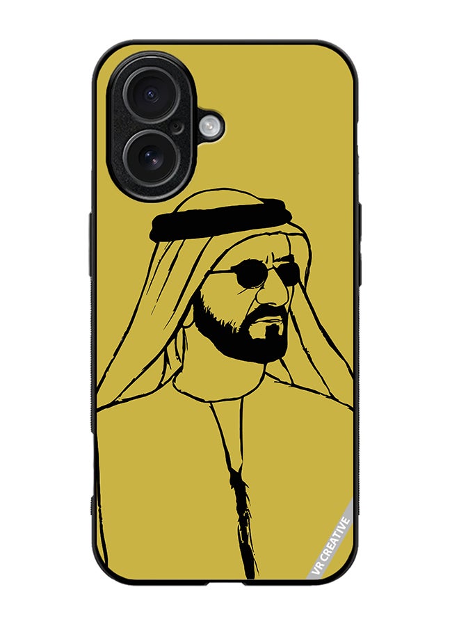 Protective Case Cover For Apple iPhone 17 Sheikh Mohammed Bin Rashid Al Maktoum Design Multicolour
