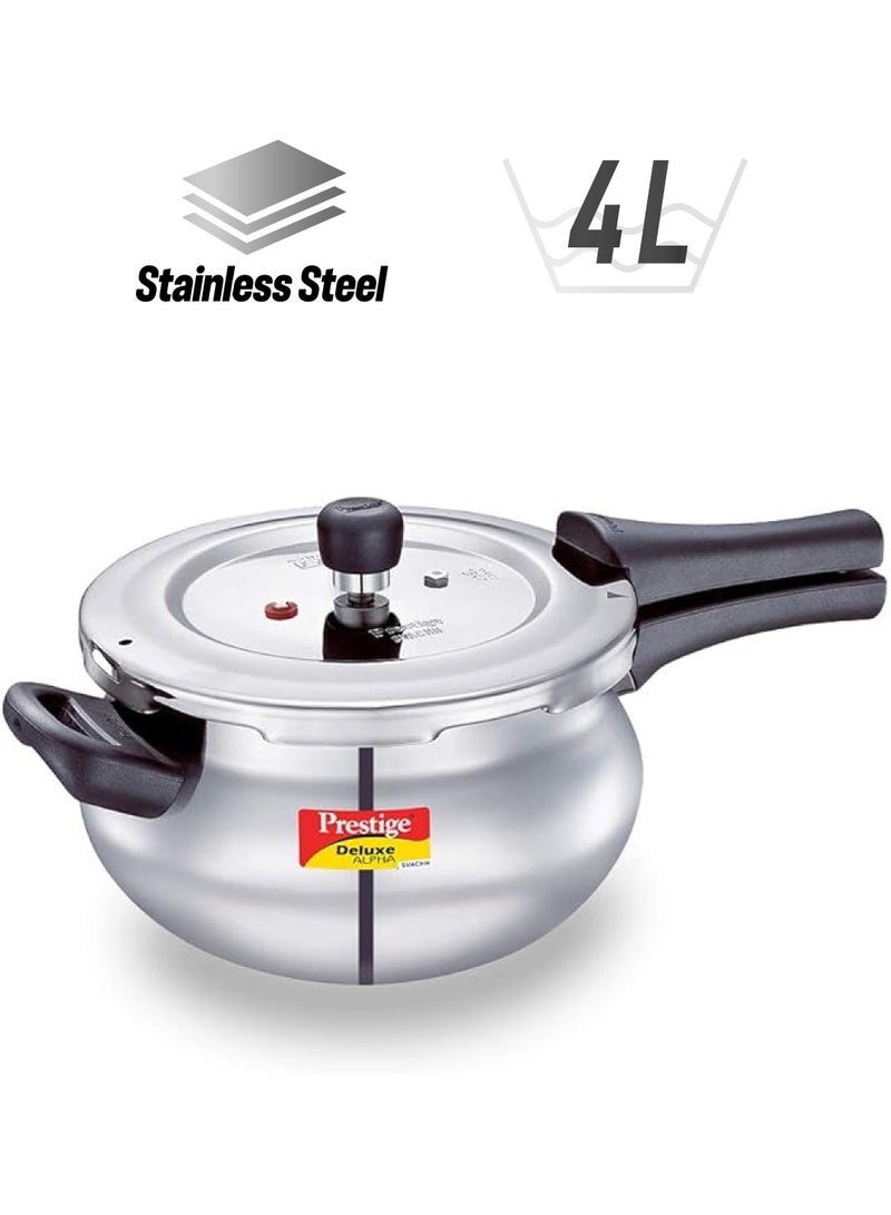 Prestige SS 4 Ltr Svachh Dlx Alpha Handi Cooker - Image 1