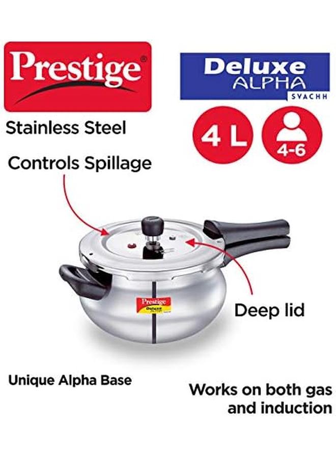 Prestige SS 4 Ltr Svachh Dlx Alpha Handi Cooker - Image 2