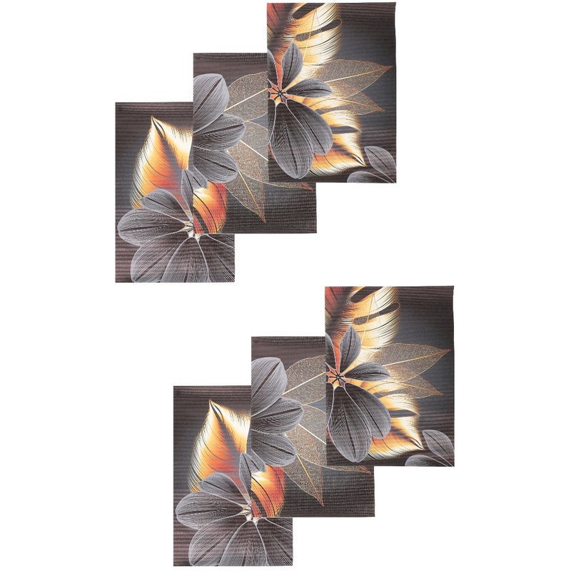 2 Sets Abstract Plant Canvas Wall Art Nordic Style Canvas Paintings Canvas Wall Art for Living Room Bedroom - Image 1