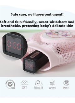 ZCM-HAPPY 4 Pairs Of Baby Knee Pads – Spring & Summer Mesh Thin Breathable Sports Knee Pads For Crawling, Cartoon Non-Slip Knee Pads  - Image 5