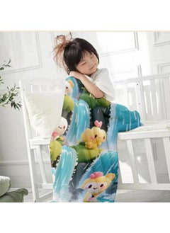 General Baby and children's cartoon flannel thin blanket (warm and comfortable, suitable for sleep, games) 70cm*100cm - 330  - Image 2