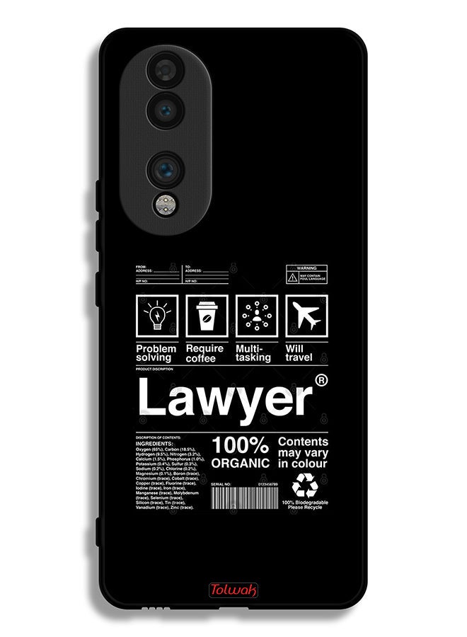 Tolwak Honor 70 Protective Case Cover Lawyer Sticker - Image 2
