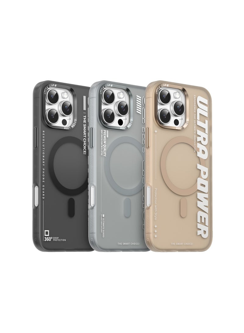 GREEN LION iPhone 16 Pro Ultra MagSafe Case / Protection with Style / Powerful Attraction / Creative Sport Style / Ultra-Shockproof / Anti-Scratch Edge / Anti-Fingerprint / Metal Buttons - Natural Titanium - Image 5