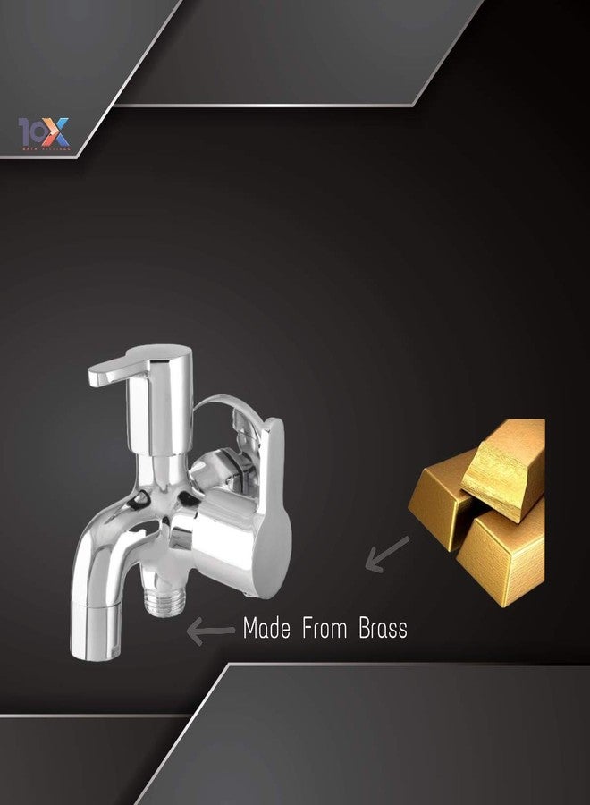 10X 10 صنابير ثنائية الاتجاه BC-9876 للحمام/المطبخ، نحاس، كروم، فضي - Image 5