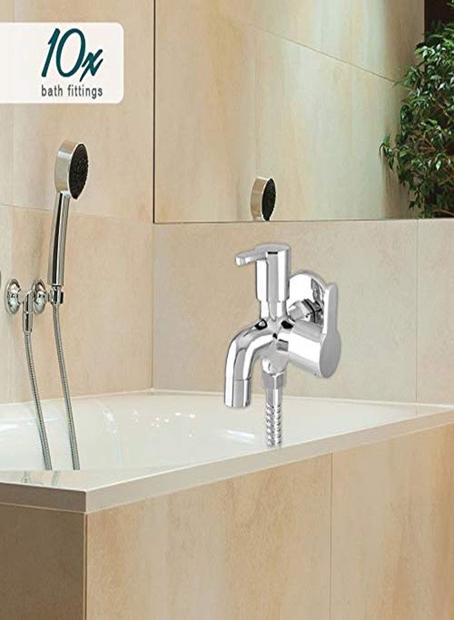 10X 10 صنابير ثنائية الاتجاه BC-9876 للحمام/المطبخ، نحاس، كروم، فضي - Image 2