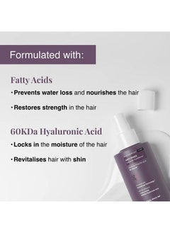 BARE ANATOMY Anti Frizz Leave In Conditioner ; Deep Conditioned Frizz Controlled Hair For 24 Hrs ; Hyaluronic & Fatty Acids ; For Dry & Frizzy Hair ; Sulfate And Paraben Free ; Women And Men ;150Ml  - Image 4