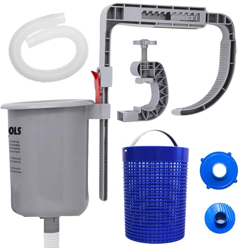 SWIMLINE HYDROTOOLS Wall Mounted Hanging Above Ground Pool Surface Skimmer Kit Cleans Automatically Attach To Inflatable Collars Tubular Metal Frame Pools Maintenance Cleaner Floating Debris - Image 1