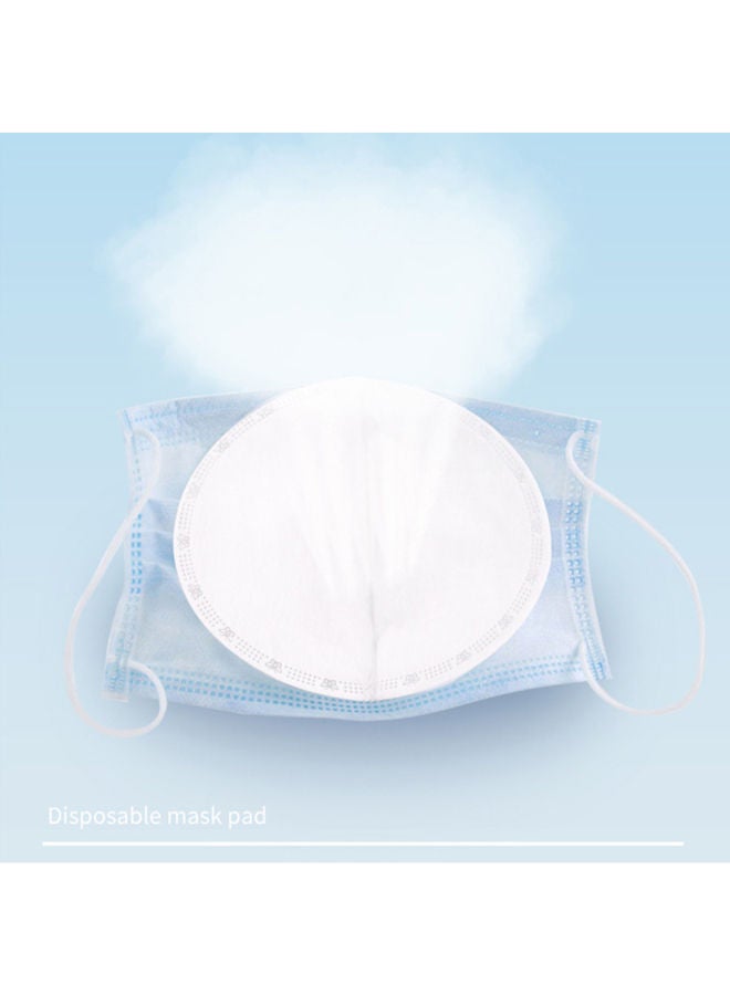 NIBEMINENT 50-Piece 3-Layer Disposable Face Mask Filter Pad White 12.5 x 6 8centimeter - Image 2